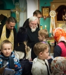 Рождественское поздравление детей на подворье Коневского монастыря_4