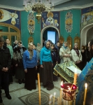 Праздник Сретения Господня молитвенно встретили на петербургском подворье Коневского монастыря_15