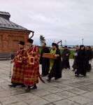 Завершилось пребывание мощей прп. Арсения Коневского на подворье_4