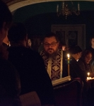 Чтение Великого покаянного канона преподобного Андрея Критского на подворье Коневского монастыря