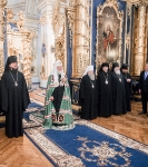 Святейший Патриарх Московский и Всея Руси Кирилл совершил Божественную литургию в день памяти святителя Николая. 