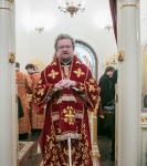 Наместник Коневского монастыря и настоятель петербургского подворья обители сослужили епископу Выборгскому и Приозерскому Игнатию за Литургией в день его тезоименитства 
