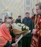Наместник Коневского монастыря и настоятель петербургского подворья обители сослужили епископу Выборгскому и Приозерскому Игнатию за Литургией в день его тезоименитства 